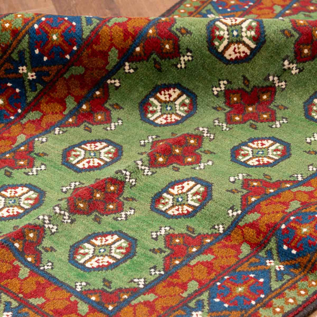 שטיח  אפגני בוכרה 00 ירוק 191*85