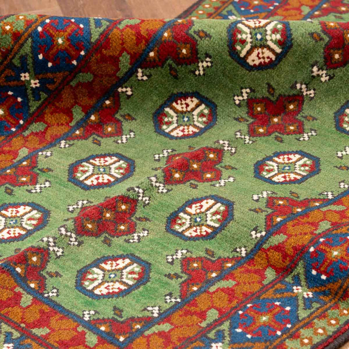 שטיח  אפגני בוכרה 00 ירוק 191*85