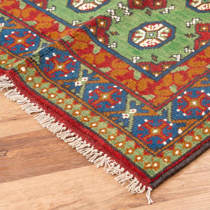 שטיח  אפגני בוכרה 00 ירוק 191*85