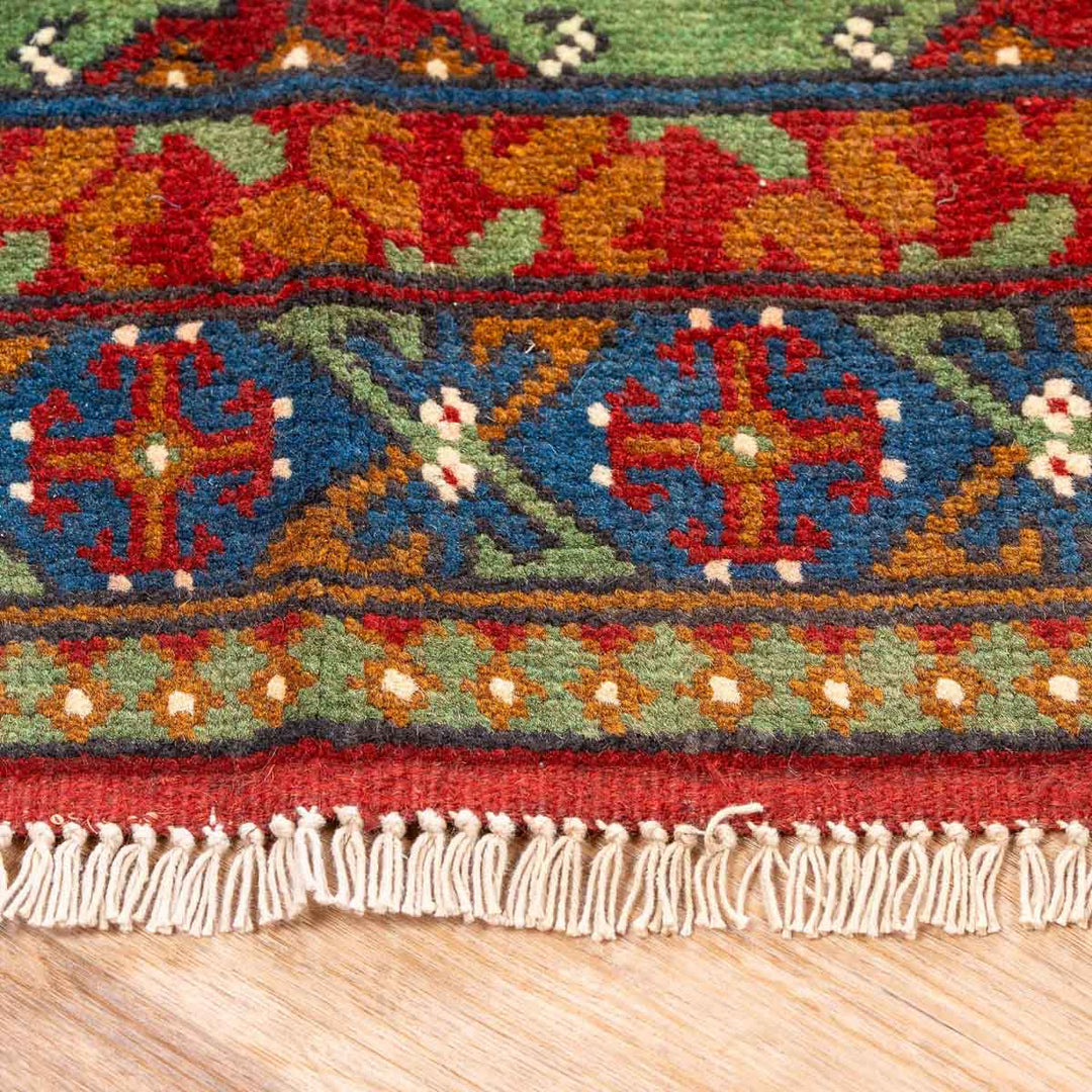 שטיח  אפגני בוכרה 00 ירוק 191*85