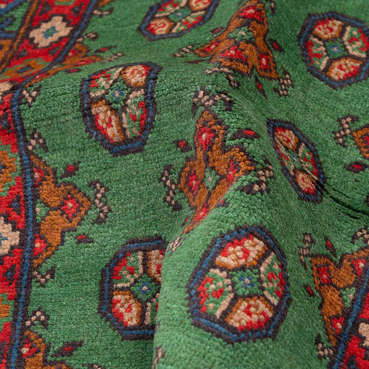 שטיח  אפגני בוכרה 00 ירוק 200*82