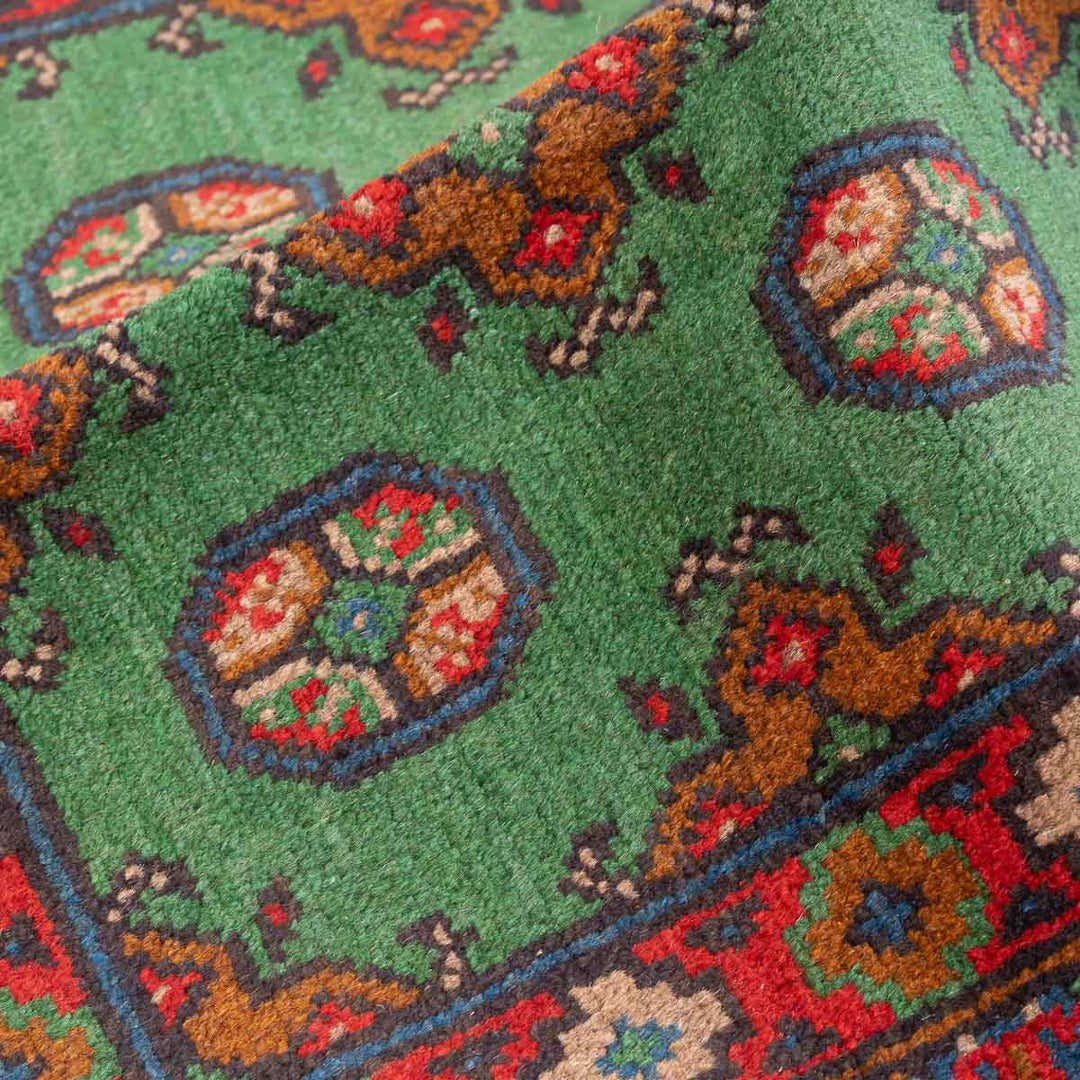 שטיח  אפגני בוכרה 00 ירוק 200*82