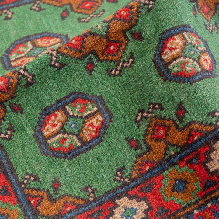 שטיח  אפגני בוכרה 00 ירוק 200*82