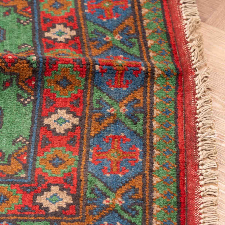 שטיח  אפגני בוכרה 00 ירוק 200*82