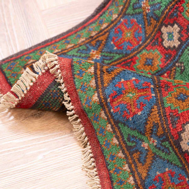 שטיח  אפגני בוכרה 00 ירוק 200*82