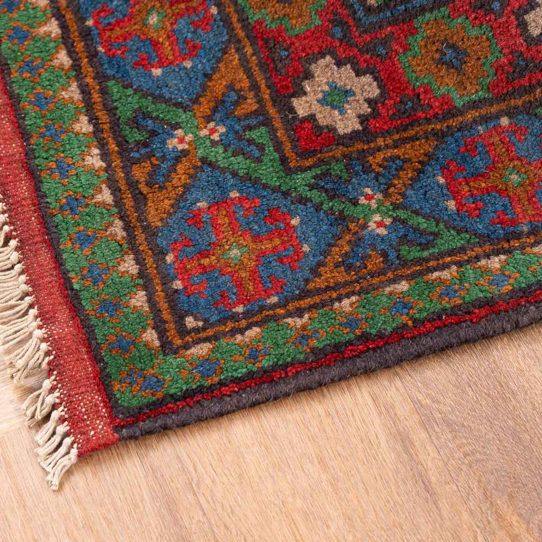 שטיח  אפגני בוכרה 00 ירוק 200*82