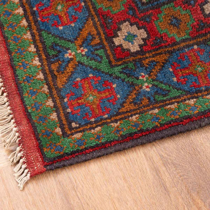 שטיח  אפגני בוכרה 00 ירוק 200*82