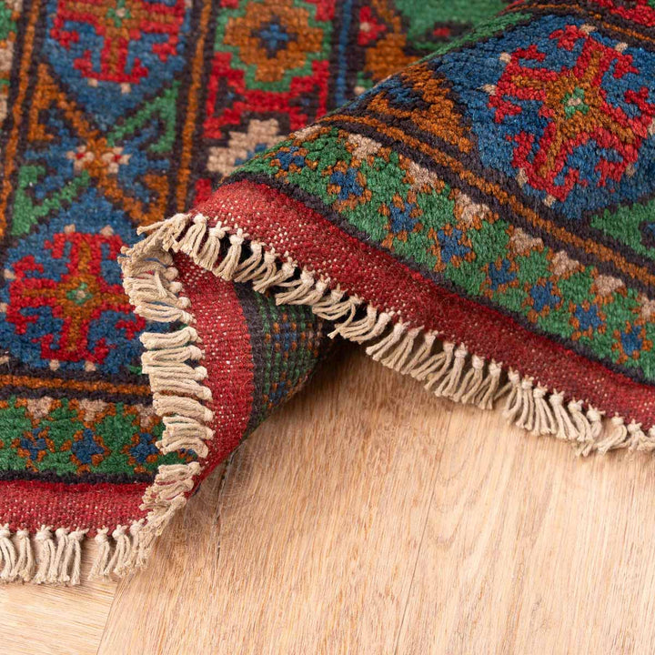 שטיח  אפגני בוכרה 00 ירוק 200*82