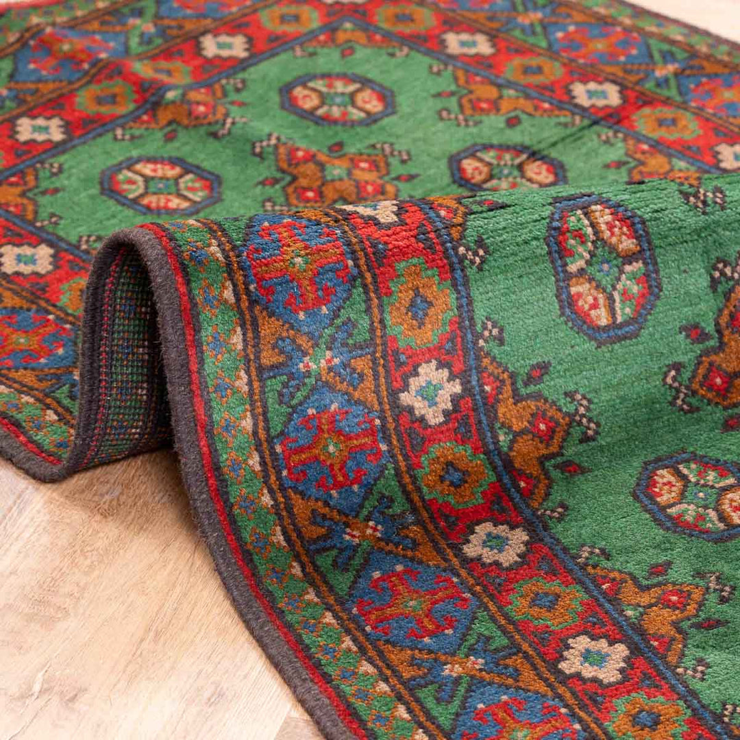 שטיח  אפגני בוכרה 00 ירוק 200*82