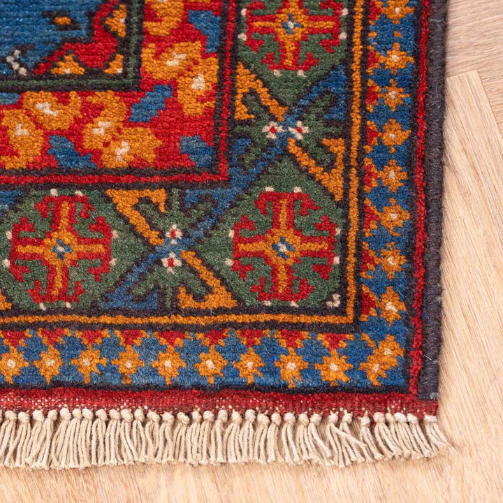שטיח  אפגני בוכרה 00 כחול 193*81 | Bokhara Rug
