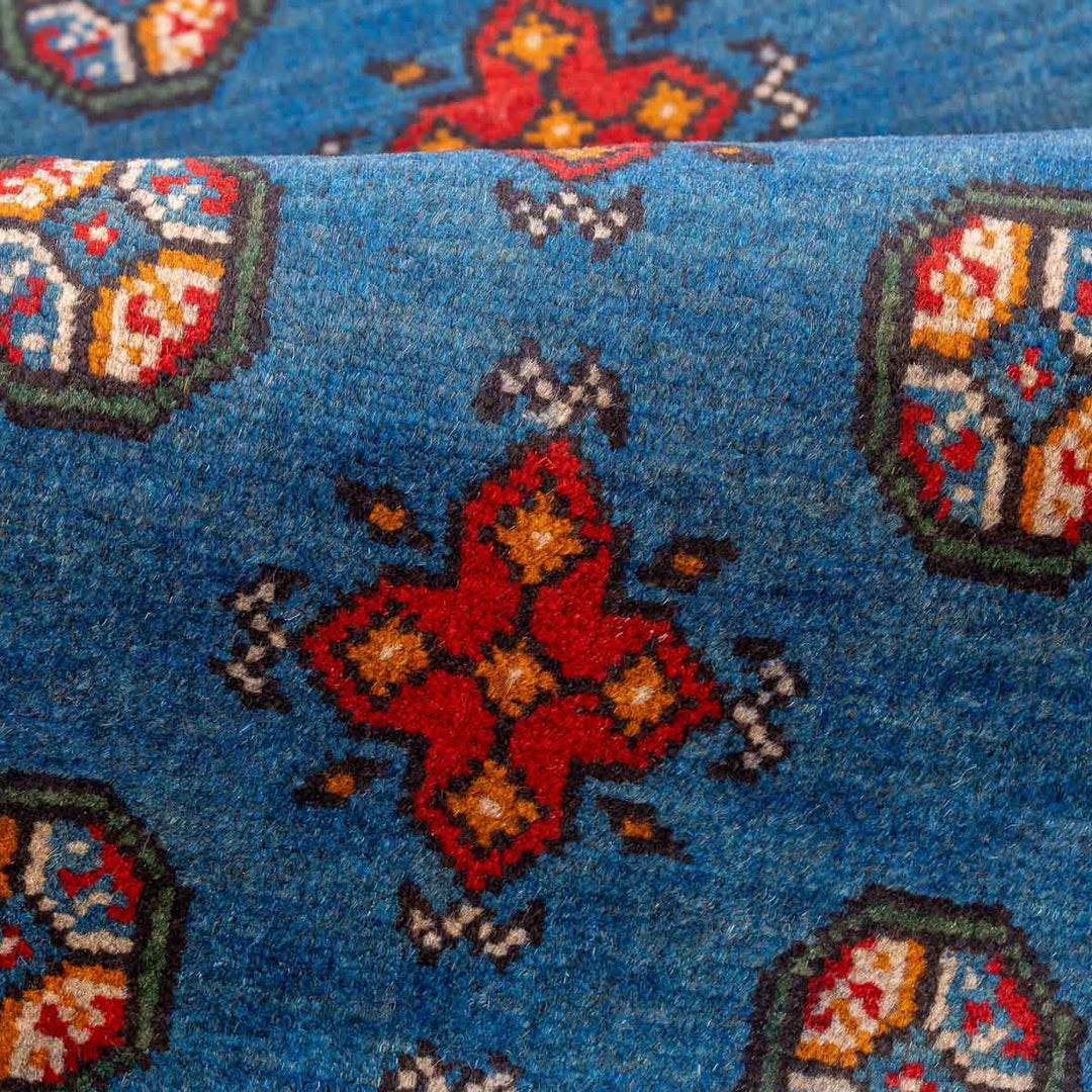 שטיח  אפגני בוכרה 00 כחול 193*81 | Bokhara Rug