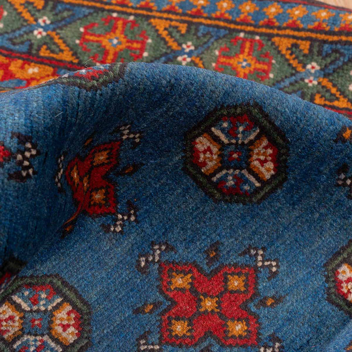 שטיח  אפגני בוכרה 00 כחול 193*81 | Bokhara Rug