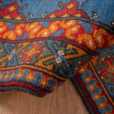 שטיח אפגני בוכרה 00 כחול 193*81 | Bokhara Rug