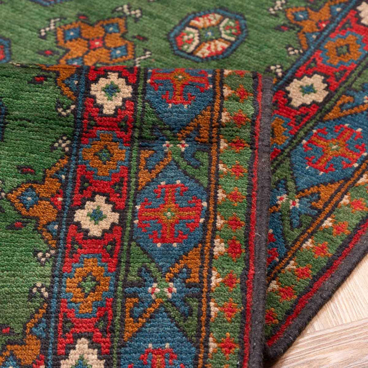 שטיח  אפגני בוכרה 00 ירוק 292*81