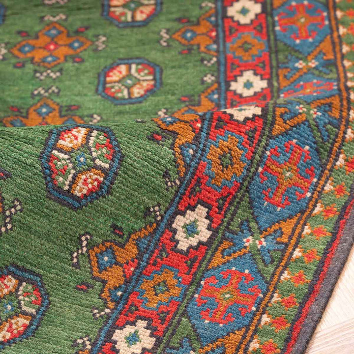 שטיח  אפגני בוכרה 00 ירוק 292*81