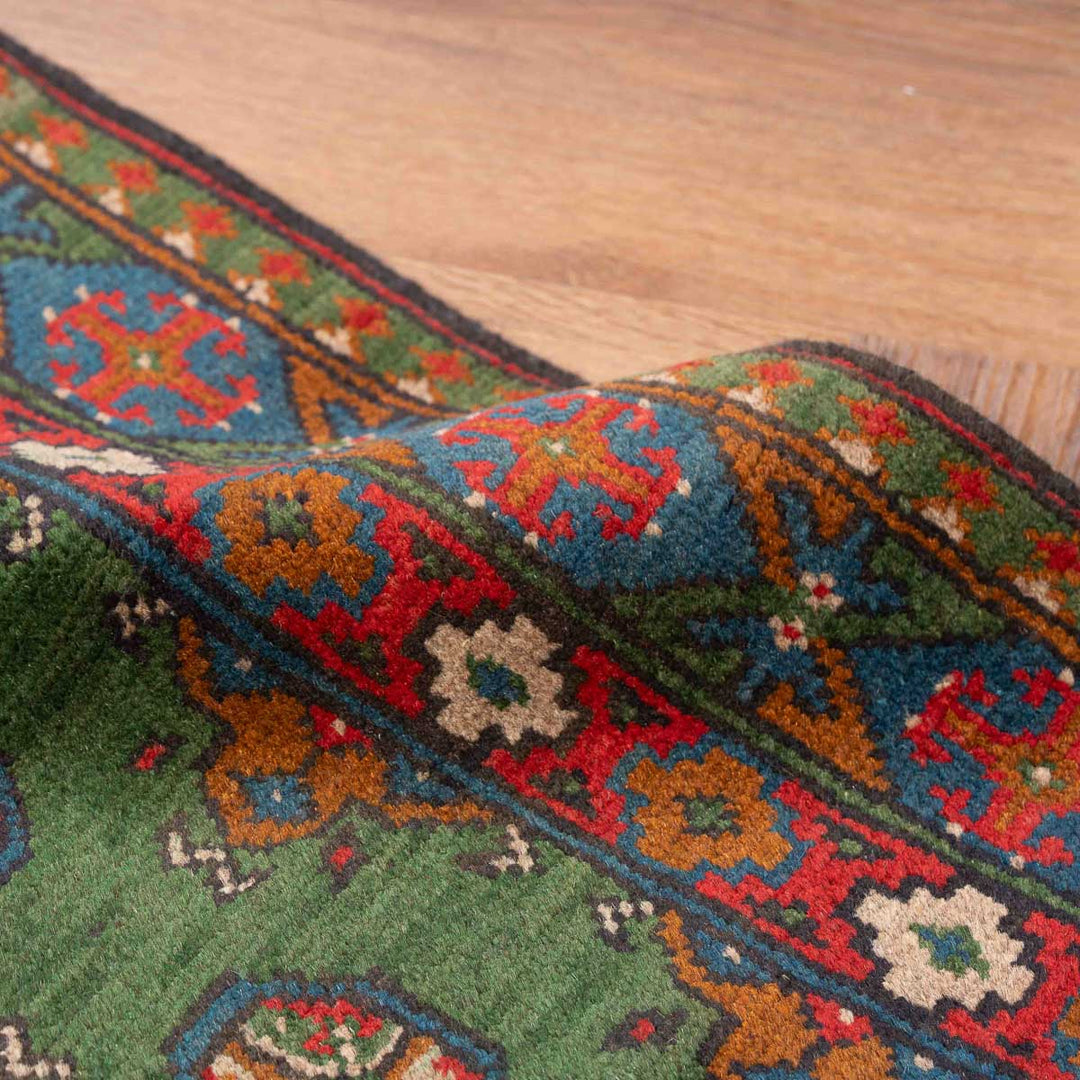 שטיח  אפגני בוכרה 00 ירוק 292*81