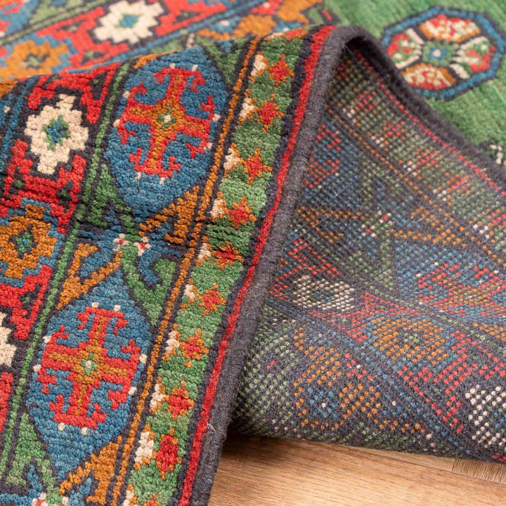 שטיח  אפגני בוכרה 00 ירוק 292*81