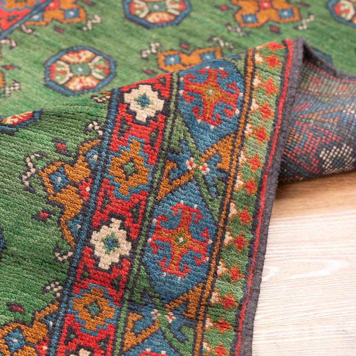 שטיח  אפגני בוכרה 00 ירוק 292*81