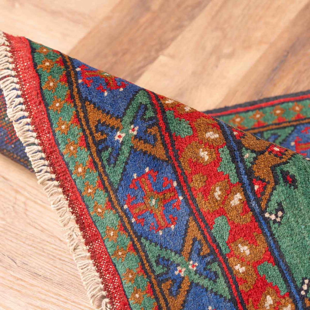 שטיח  אפגני בוכרה 00 ירוק 200*83