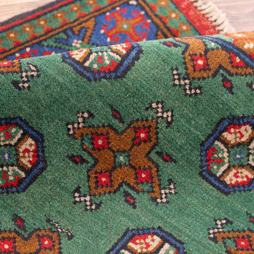 שטיח  אפגני בוכרה 00 ירוק 200*83