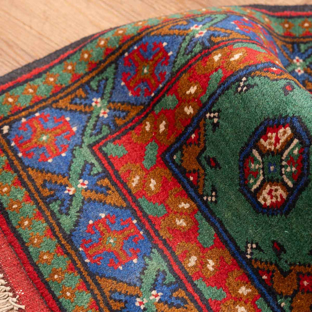 שטיח  אפגני בוכרה 00 ירוק 200*83