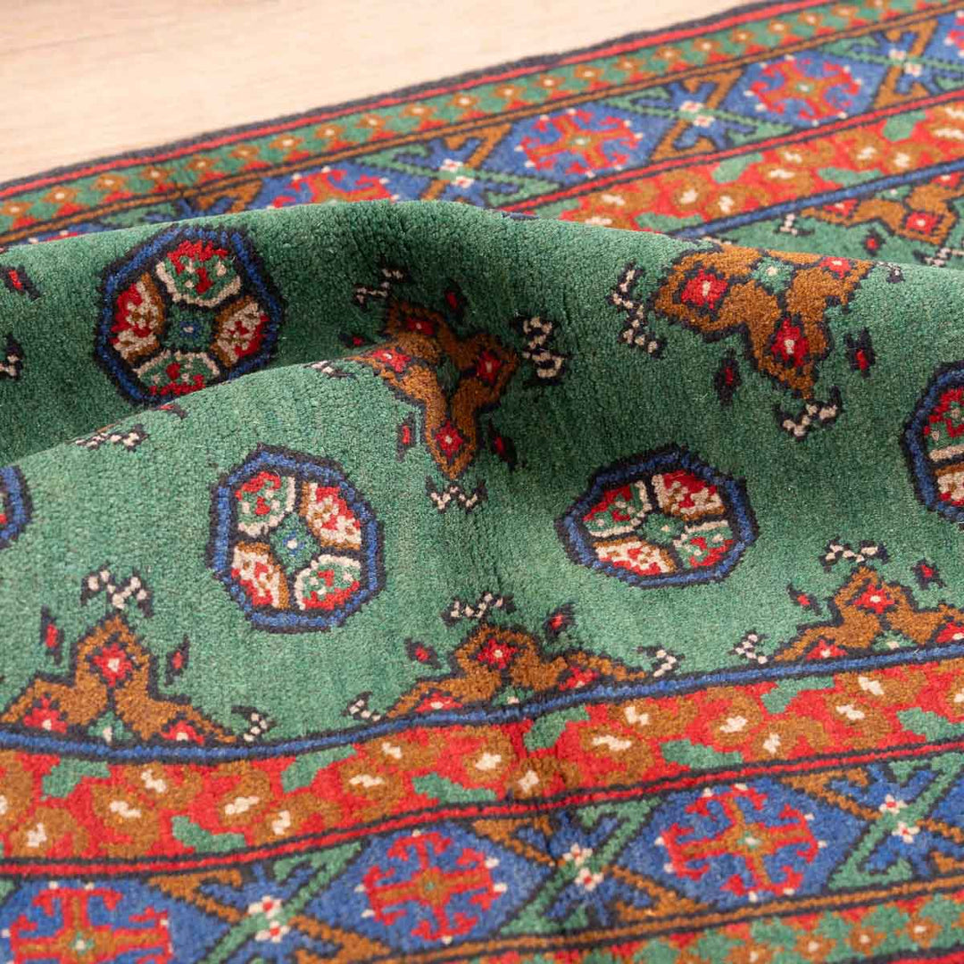 שטיח  אפגני בוכרה 00 ירוק 200*83