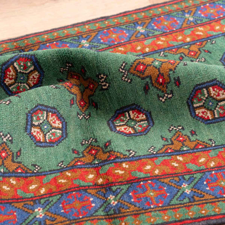 שטיח  אפגני בוכרה 00 ירוק 200*83