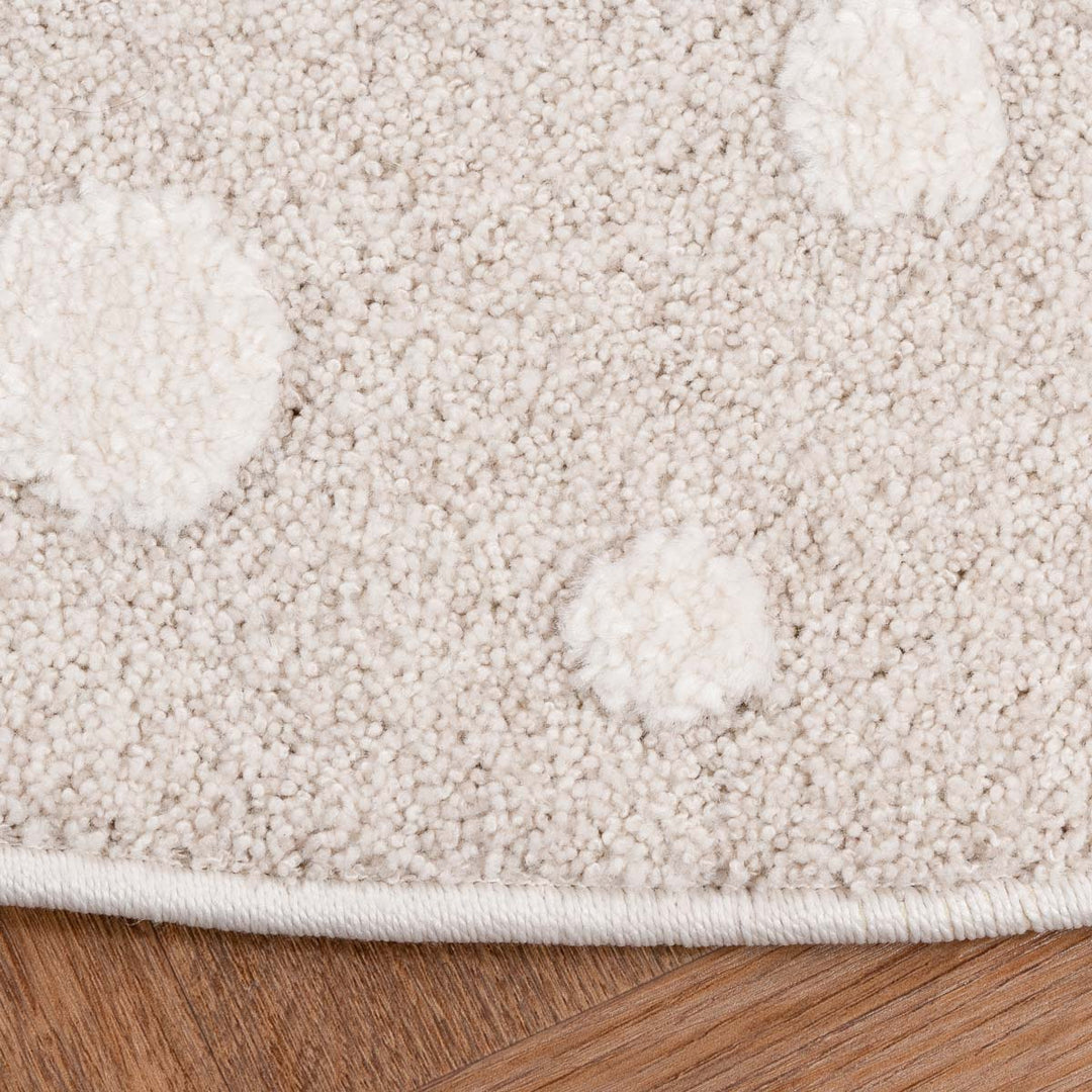 שטיח קלאס 01 קרם עגול