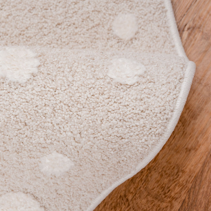 שטיח קלאס 01 קרם עגול