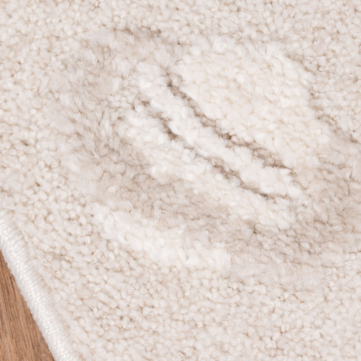 שטיח אסטרונאוט 01 קרם עגול