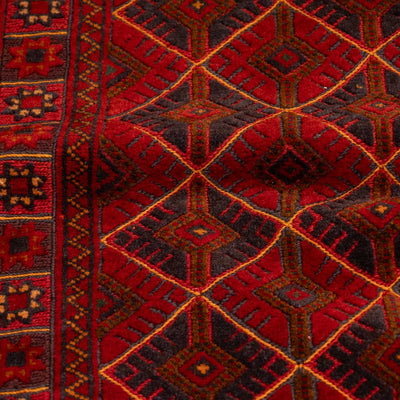 שטיח אוזבקי 00 אדום 196*140 | Uzbek