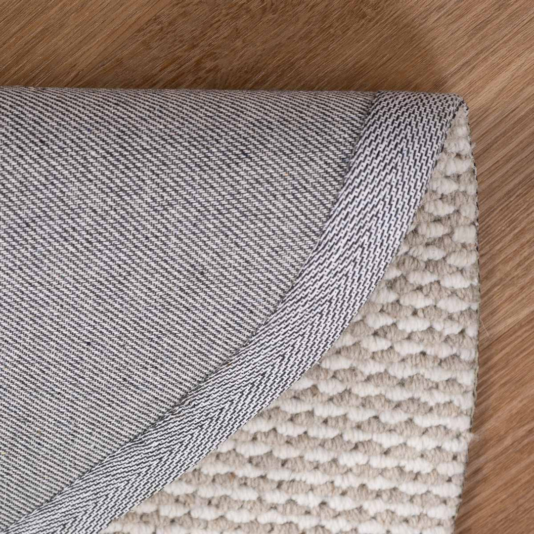 שטיח סווינג 01 אפור\קרם עגול | Swing