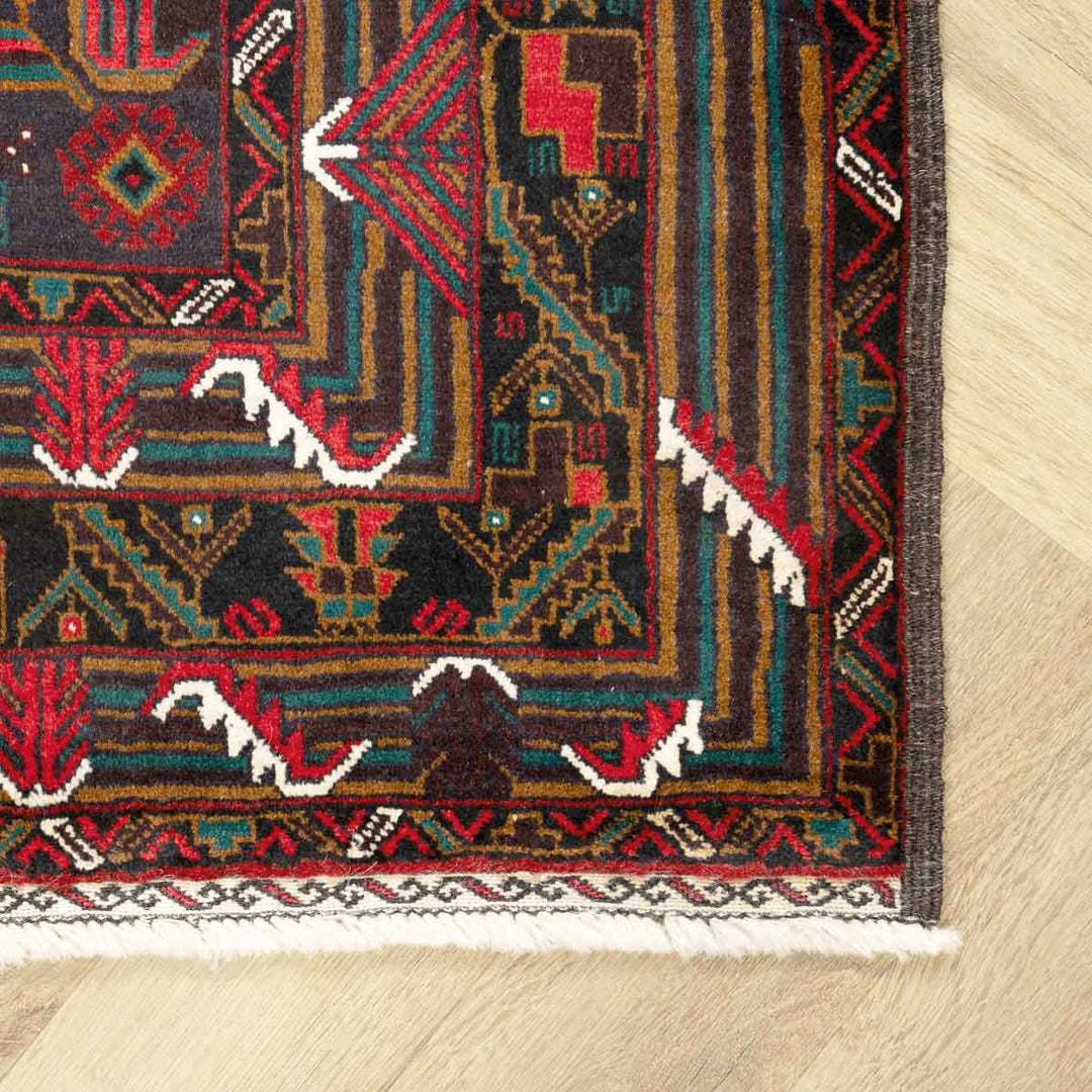 שטיח בלוץ' פרסי 00 אדום 180*122 | Baluch
