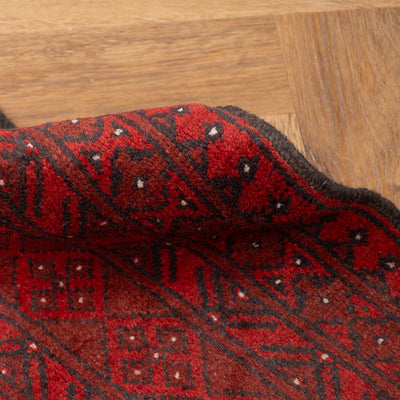 שטיח אפגני בוכרה 00 אדום 240*167 | Bokhara Rug