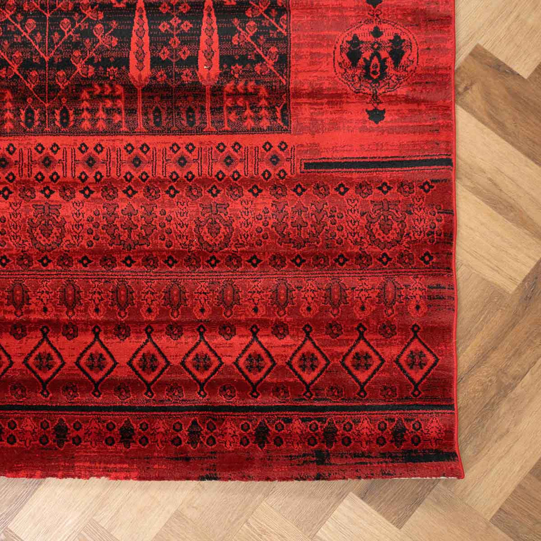 שטיח אפגן 03 אדום | Afghan