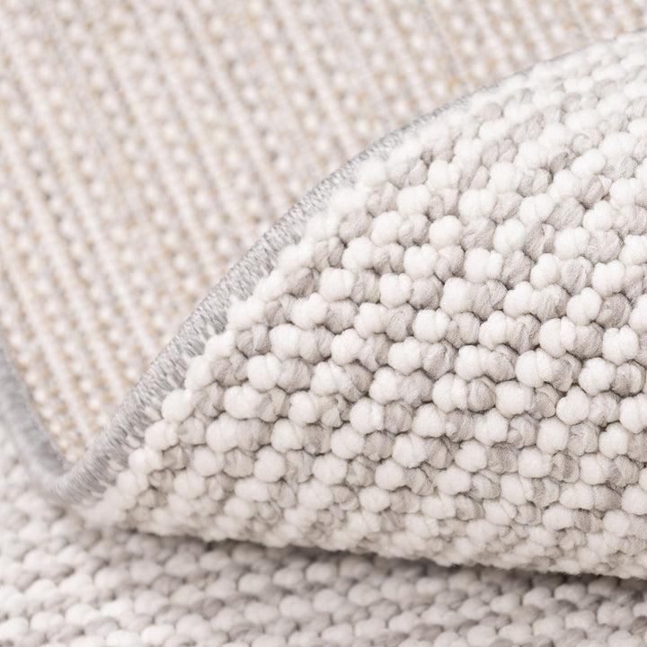 שטיח לופס 01 אפור\קרם | LOOPS