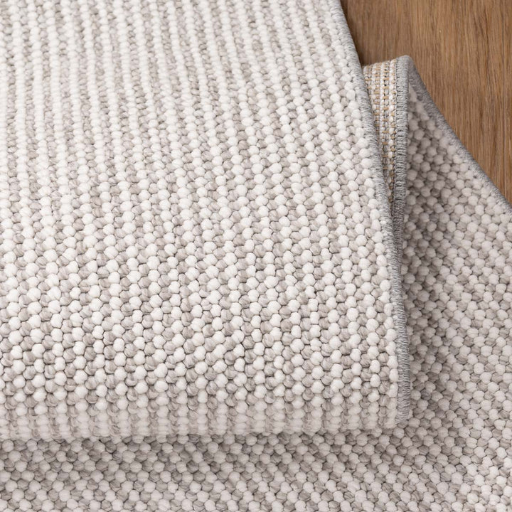 שטיח לופס 01 אפור\קרם | LOOPS