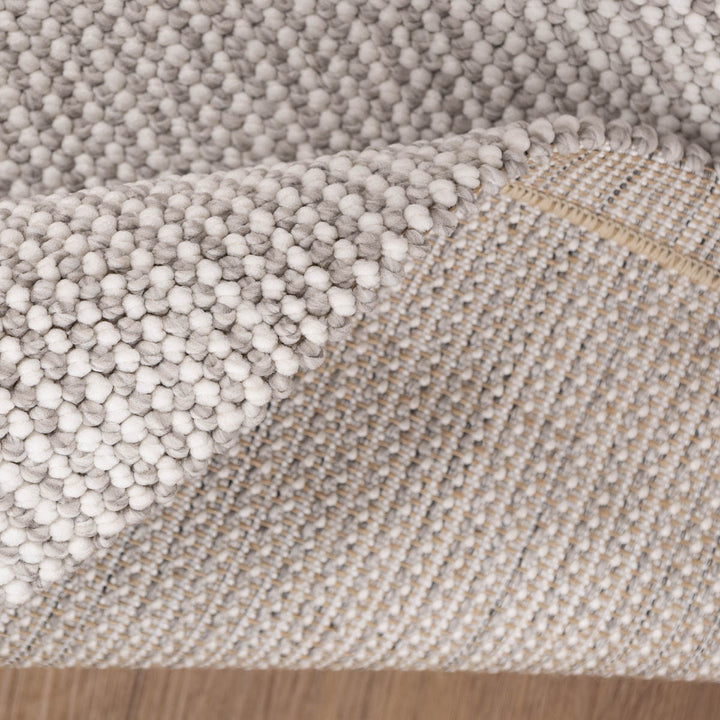 שטיח לופס 01 אפור\קרם | LOOPS