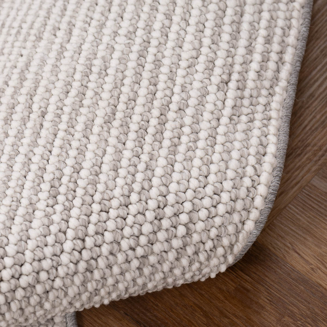שטיח לופס 01 אפור\קרם | LOOPS
