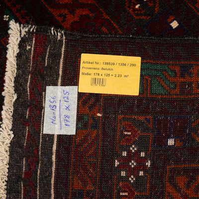 שטיח בלוץ' פרסי אדום 178*125 | Baluch