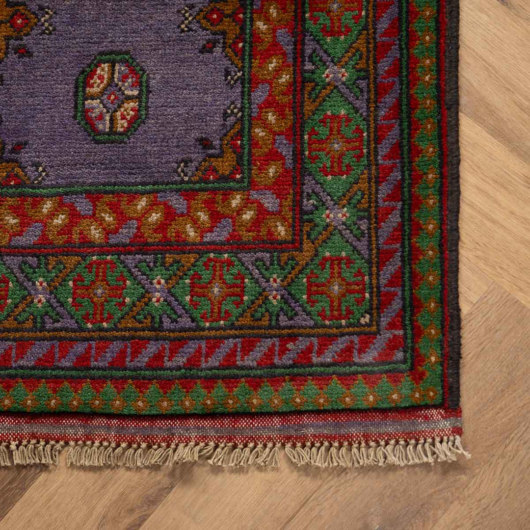 שטיח  אפגני בוכרה 00 סגול 150*100