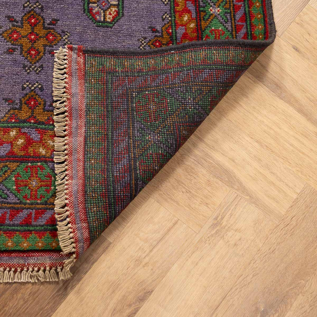 שטיח  אפגני בוכרה 00 סגול 150*100