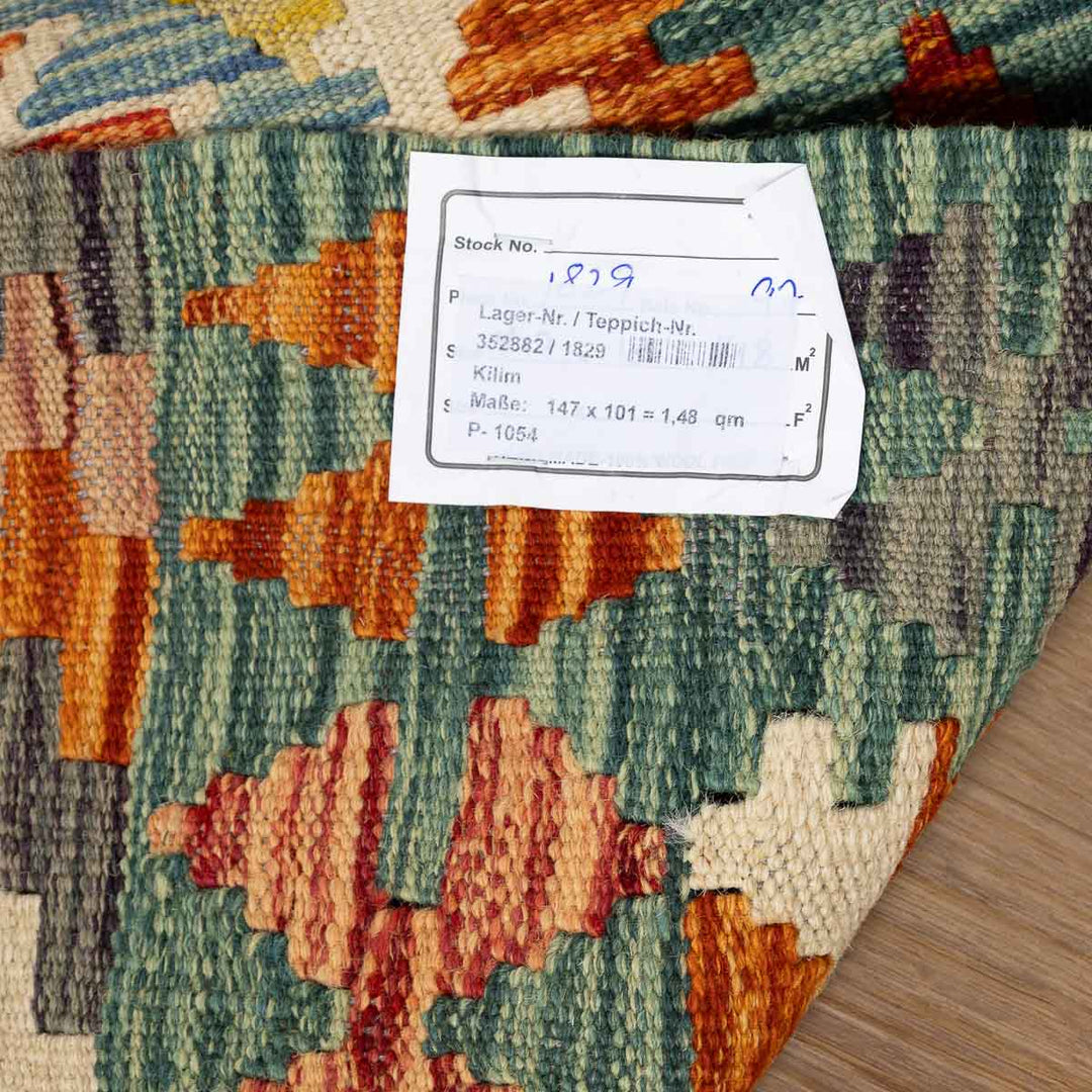 שטיח קילים אפגני 00 צבעוני 147*101