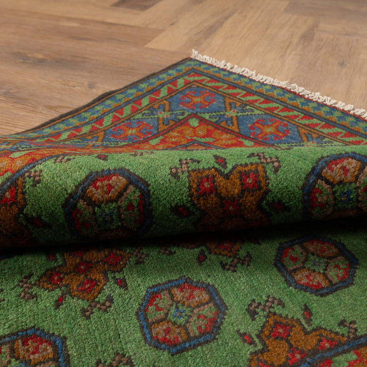 שטיח  אפגני בוכרה 00 ירוק 148*102  | Bokhara Rug