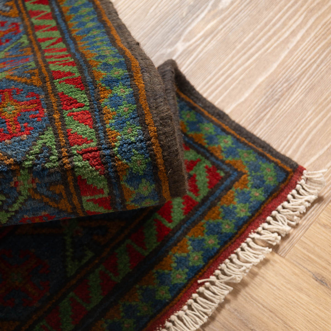 שטיח  אפגני בוכרה 00 ירוק 148*102  | Bokhara Rug