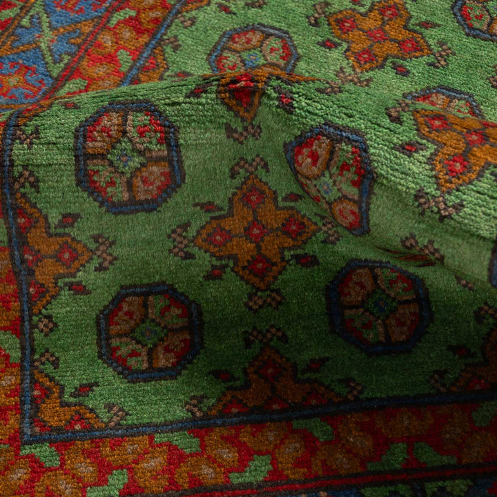 שטיח  אפגני בוכרה 00 ירוק 148*102  | Bokhara Rug