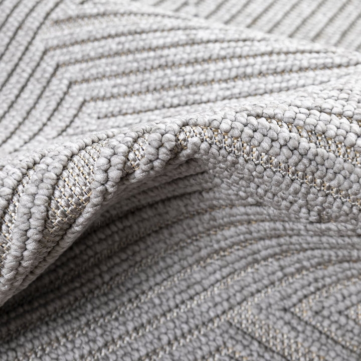 שטיח לופס 04 אפור עגול | Loops