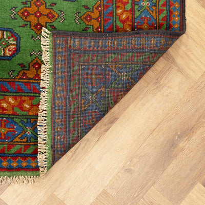 שטיח אפגני בוכרה 00 ירוק 185*119 | Bokhara Rug
