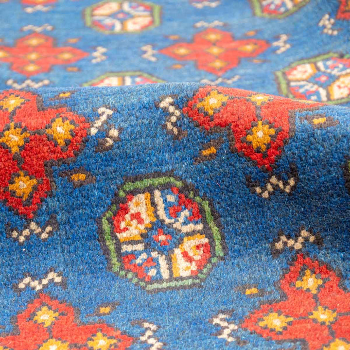 שטיח  אפגני בוכרה 00 כחול 184*129  | Bokhara Rug