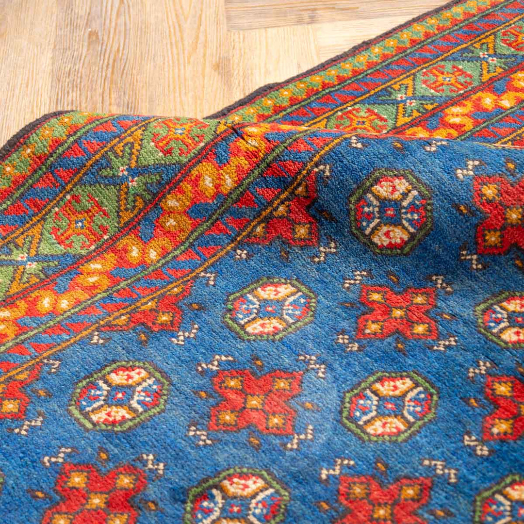 שטיח  אפגני בוכרה 00 כחול 184*129  | Bokhara Rug